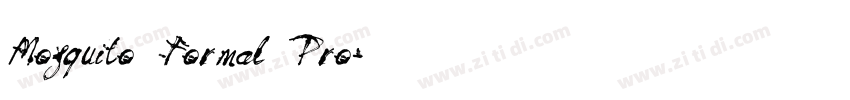 Mosquito Formal Pro字体转换